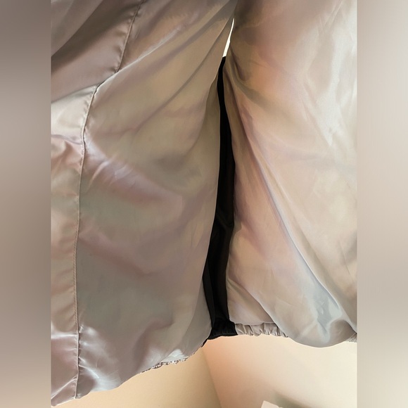 Marc New York Womens Gray Mock Neck Quilted Zip Sleeveless Vest Jacket Size L - Picture 9 of 12